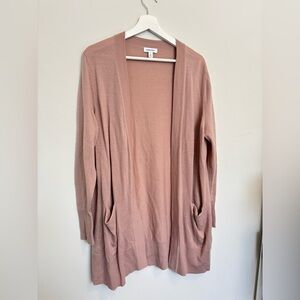 Nordstrom Merino Wool Open Cardigan